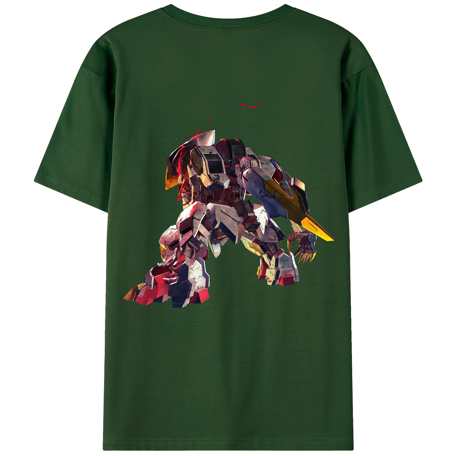 （画像用） 機動戦士ガンダム Mobile Suit Gundam 綿100％半袖Tシャツ（背面プリント）